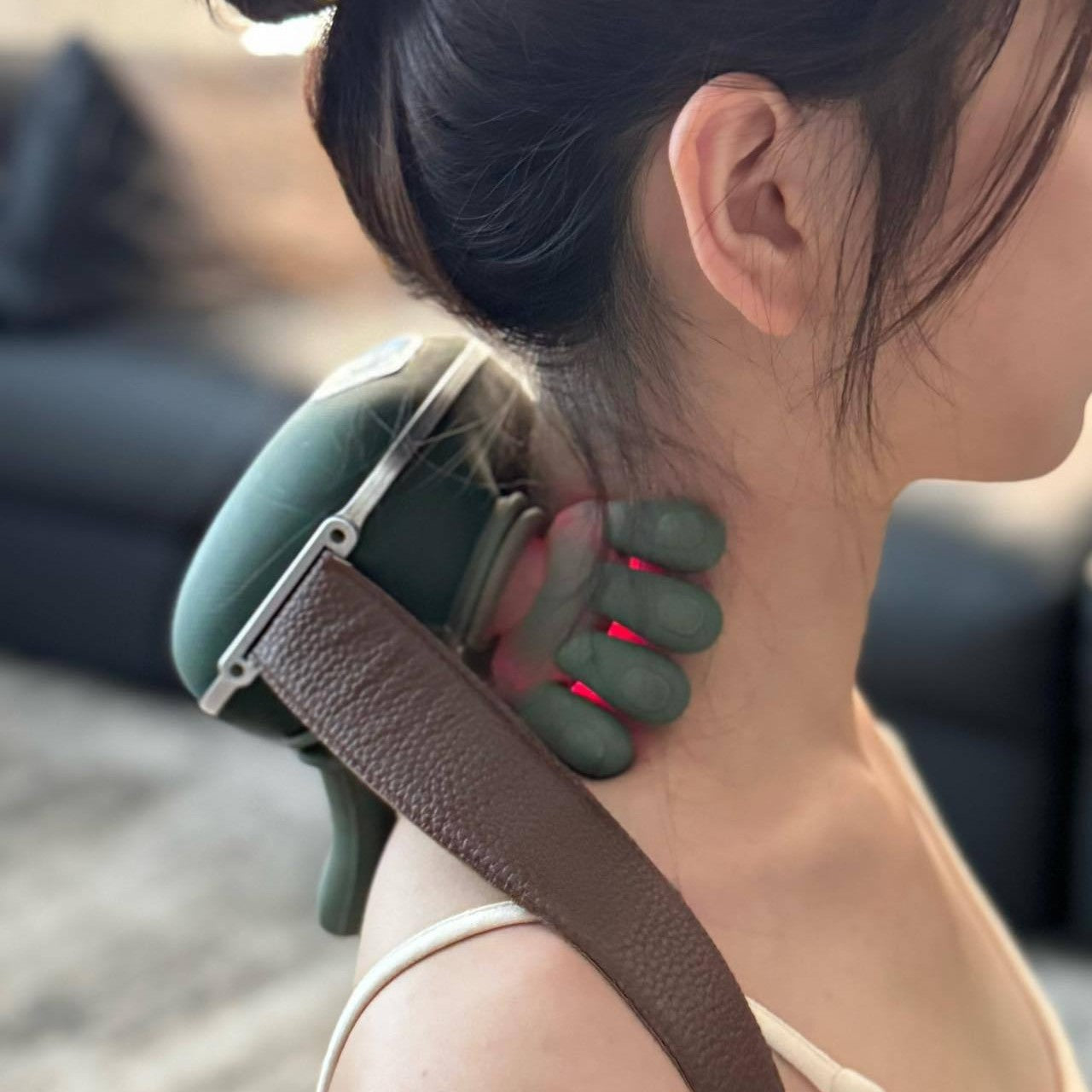 Knotheal Portable Neck & Shoulder Massager with Heat Therapy