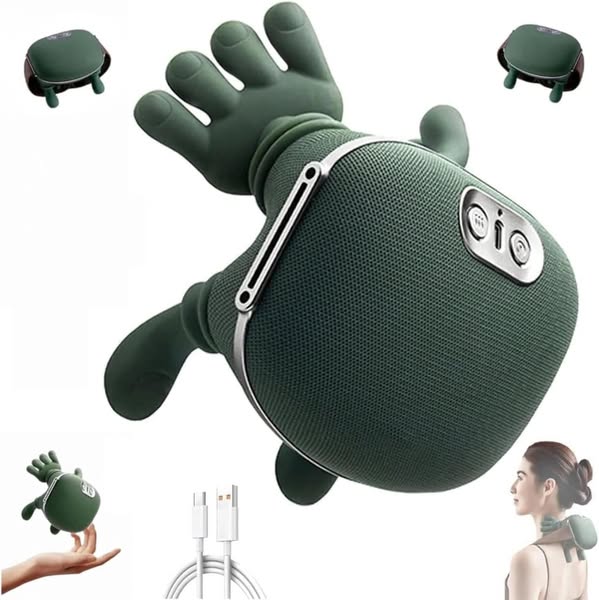 Knotheal Portable Neck & Shoulder Massager with Heat Therapy