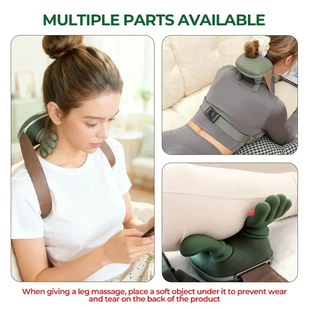 Knotheal Portable Neck & Shoulder Massager with Heat Therapy
